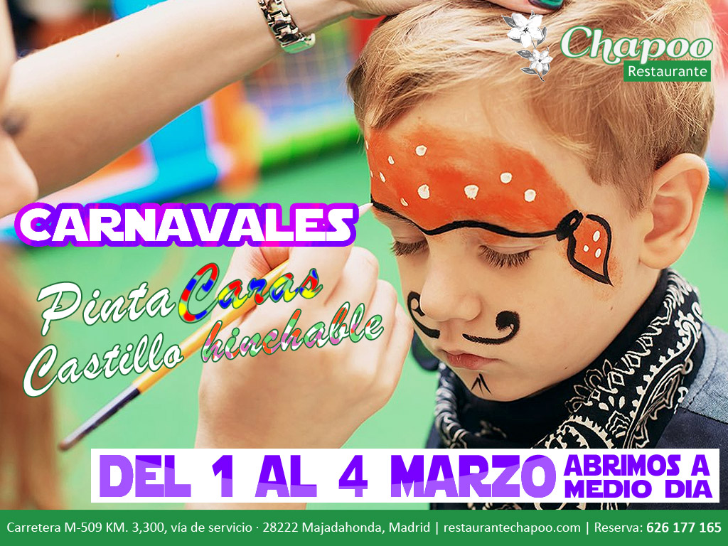 carnavales las rozas, majadahonda chapoo