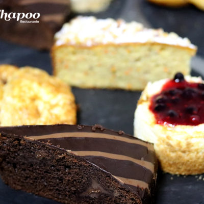 Tarta de zanahoria, Tarta de Chocolate y Tarta de Queso