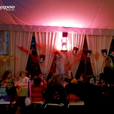 Fiesta Halloween. Cena de Niños de 3 a 12 años. Decoración