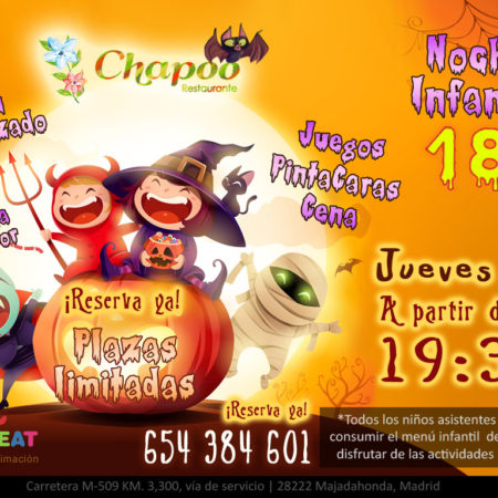 Fiesta Halloween para Niños en Majadahonda y Las Rozas