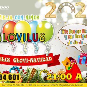 Nochevieja con animación infantil GLOVILUS