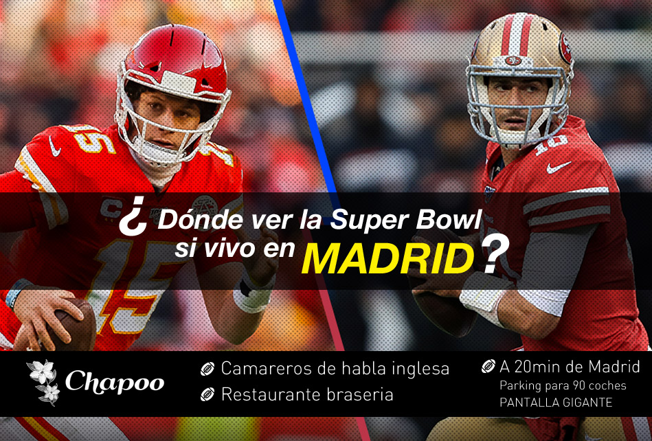 sitio donde ver la super bowl en madrid en pantalla gigante