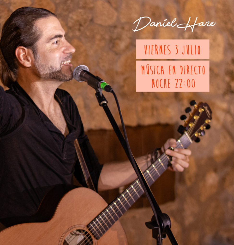 Estrenamos Julio con la musica en directo de daniel hare