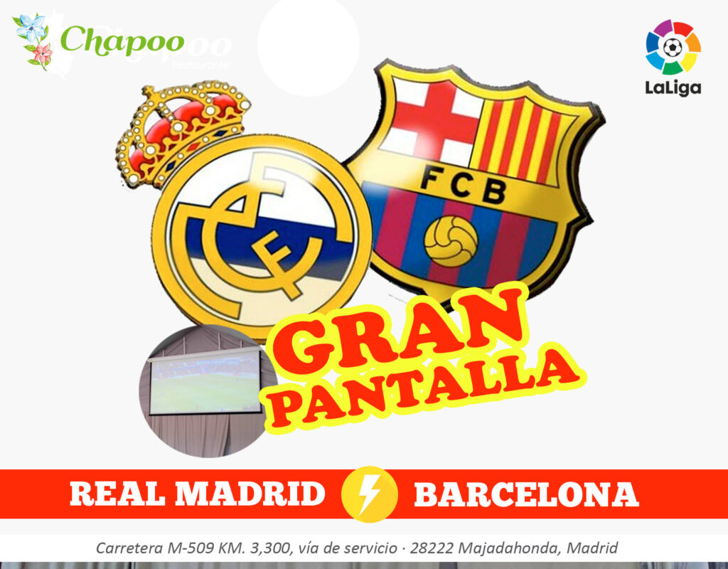 Ver Partido Barcelona contra Real Madrid La liga Las rozas