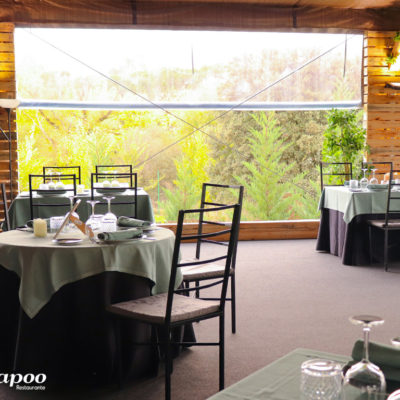 Restaurante con terraza cubierta para invierno en las rozas y majadahonda