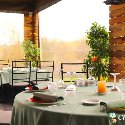 Restaurante con terraza cubierta para invierno en las rozas y majadahonda
